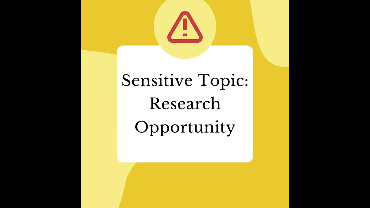 Research Study Trigger Warning