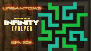 FTB Infinity Evolved E20 Starting the AE2 ME system