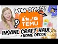 You Wont Believe What I Made Using TEMU Craft Supplies!?! | Is it Worth it? | Krafts by Katelyn