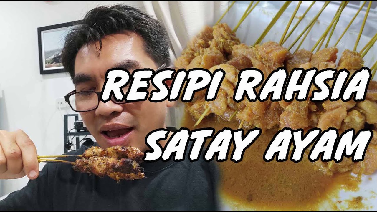 PART 1: CARA BUAT BAHAN PERAP MERINADE SATAY AYAM JADI ...