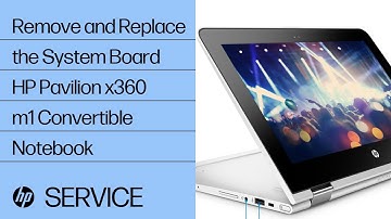 Remove and Replace the Hard Disk Drive Assembly | HP Pavilion x360 m1 Convertible Notebook | HP