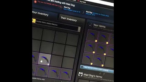 CSGO DUPLICATE YOUR SKINS/ Karambit Sapphire Edition