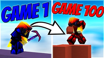 I Played 100 Games of Hypixel Bridge... Here