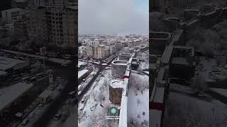 Beyaza Bürünen Diyarbakır, Drone Ile Böyle Görüntülendi