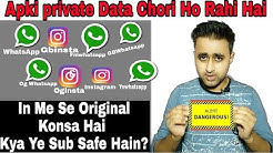YoWhatsapp Is Safe Or Not | GBinstagram Is Safe Or Not | GBWhatsapp Safe, Don't use Mod WhatsApp Apk