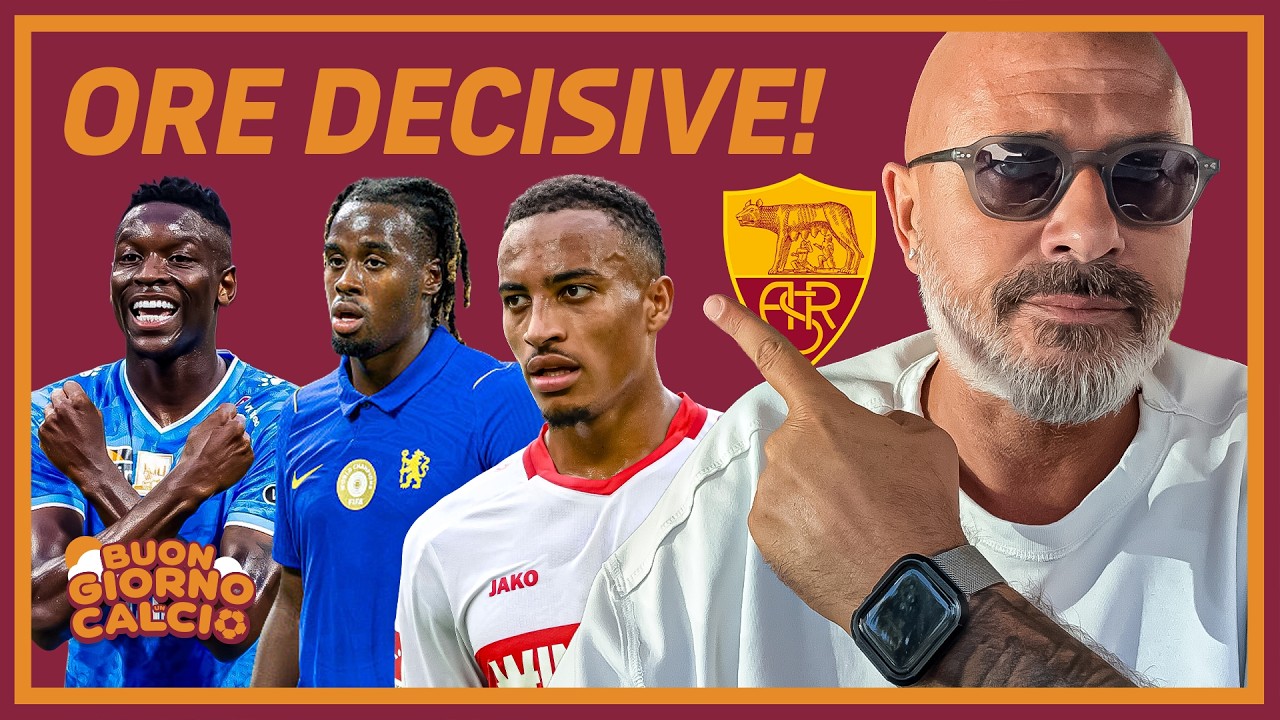 🚨 ROMA, ORE DECISIVE! ⏳ Gittens, Luis Henrique e il colpo a sorpresa di Gasp‼️