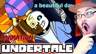 a beautiful day - UNDERTALE Animation REACTION!!!