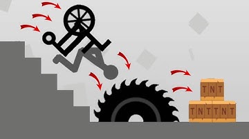 Ragdoll Turbo Dismount Gameplay - Stickman Dismounting Funny Moments ( android / ios )