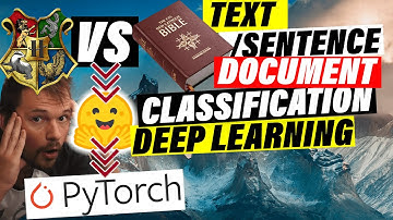 HP VS Bible, Text/Sentence/Document Classification [PyTorch & Huggingface]