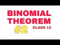 BINOMIAL THEOREM-CLASS 12