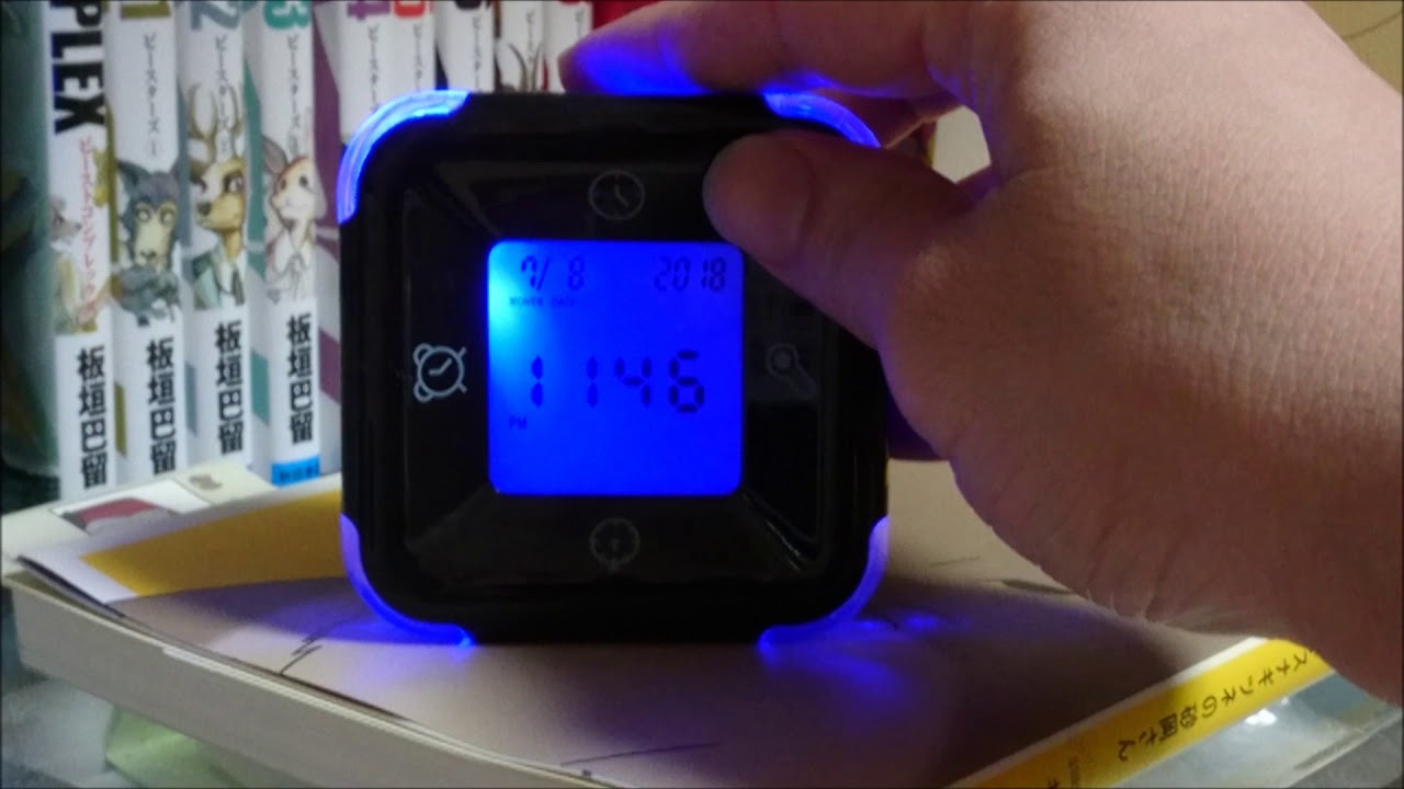 ニトリで購入したデジタル時計 Youtube
