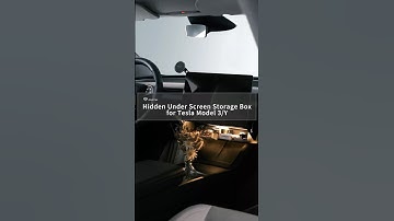 Hidden Under Screen Storage Box for Tesla Model 3/Y