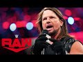 AJ Styles Targets Undertaker S Wife In Scathing Criticism Raw March 9 2020 