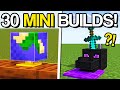 Minecraft: 30+ MINI Build Hacks &amp; Ideas!
