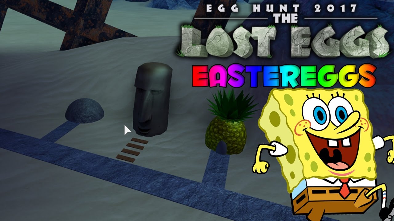 Spongebob Easteregg In Egg Hunt 2017 Roblox Egg Hunt 2017 The - spongebob easteregg in egg hunt 2017 roblox egg hunt 2017 the lost eggs
