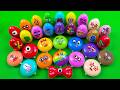 Numberblocks Mixing ASMR: Finding Hidden Slime Clay in Cake, Eggs Colorful! Satisfying Slime ASMR 💖