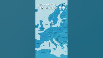 I asked ChatGPT to make a map of Europe 💀💀