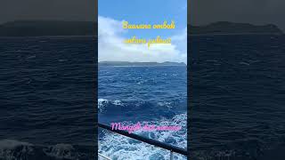 melintas ombak dilautan antara pulau mangoli dan sanana #ternate #sanana #malut