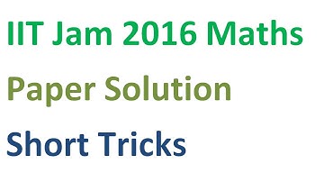 iit jam 2016 mathematics linear algebra real analysis group theory differential equation statistics