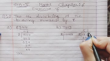#Maths #Std 5 #Chapter 6 #Exercise 6 #Question 2 & 3 #Shivani Sheraji