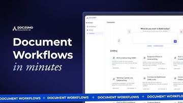 Say Hello To 10x Faster Document Workflows | Docsumo
