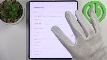 How to Apply Camera Location in SAMSUNG Galaxy Z Fold 4 – Camera Location Tags