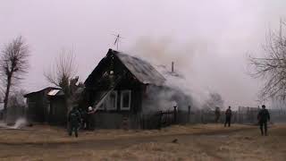 Пожар в поселке Зюзельский 27.04.19