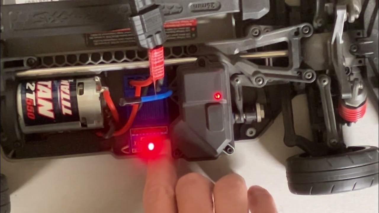 Traxxas esc VXL XL-5 running slow probably in training mode Forward no