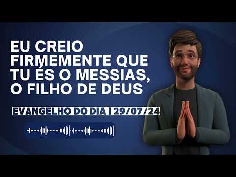Evangelho do dia 29/07/24 com o Antônio da REDEVIDA