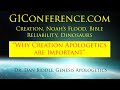 G1 Conference Session 1: Dr. Dan Biddle &quot;Why Creation Apologetics are Important&quot;