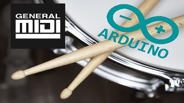 🥁🎵 Batería MIDI (arduino)