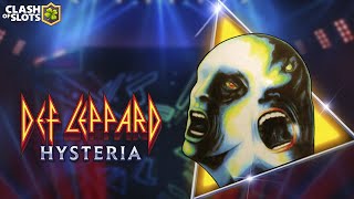 x132 Def Leppard Hysteria (Play&#39;n Go) Online Slot EPIC BIG WIN