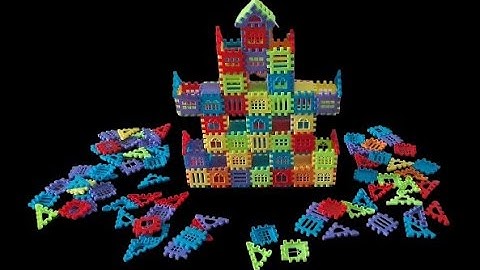 🥰Satisfying DIY big House ASMR/Building blocks /block game #ASMR #asmrsounds #lego 🥰 