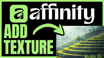 How To ADD TEXTURE In Affinity Designer (QUICK & EASY) 2025