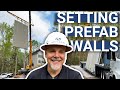 Setting superior walls  modular precast concrete  creating a safe and strong home