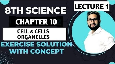 8th Science | Chapter 10 | Cell & Cell Organalles | Exercise Concept Solutions | Lecture 1 |
