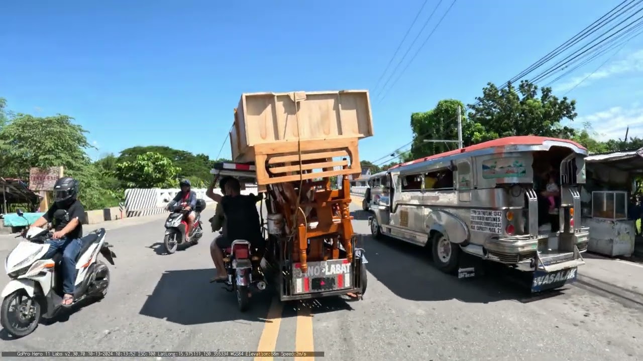 Driving San Carlos to Calasiao to Urdaneta to Villasis to SM Rosales Carmen, Pangasinan, Philippines