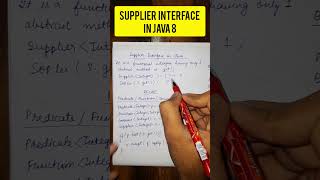 Supplier interface in java #java #javaprogramming #learning #javadeveloper