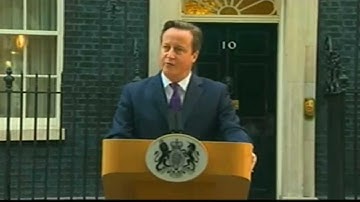 Raw Video: David Cameron on Scotland independence vote