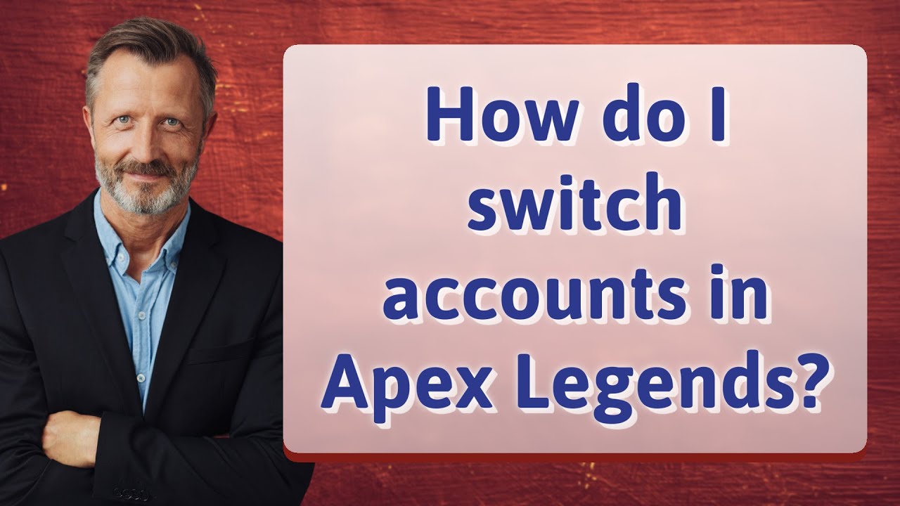 How do I switch accounts in Apex Legends?