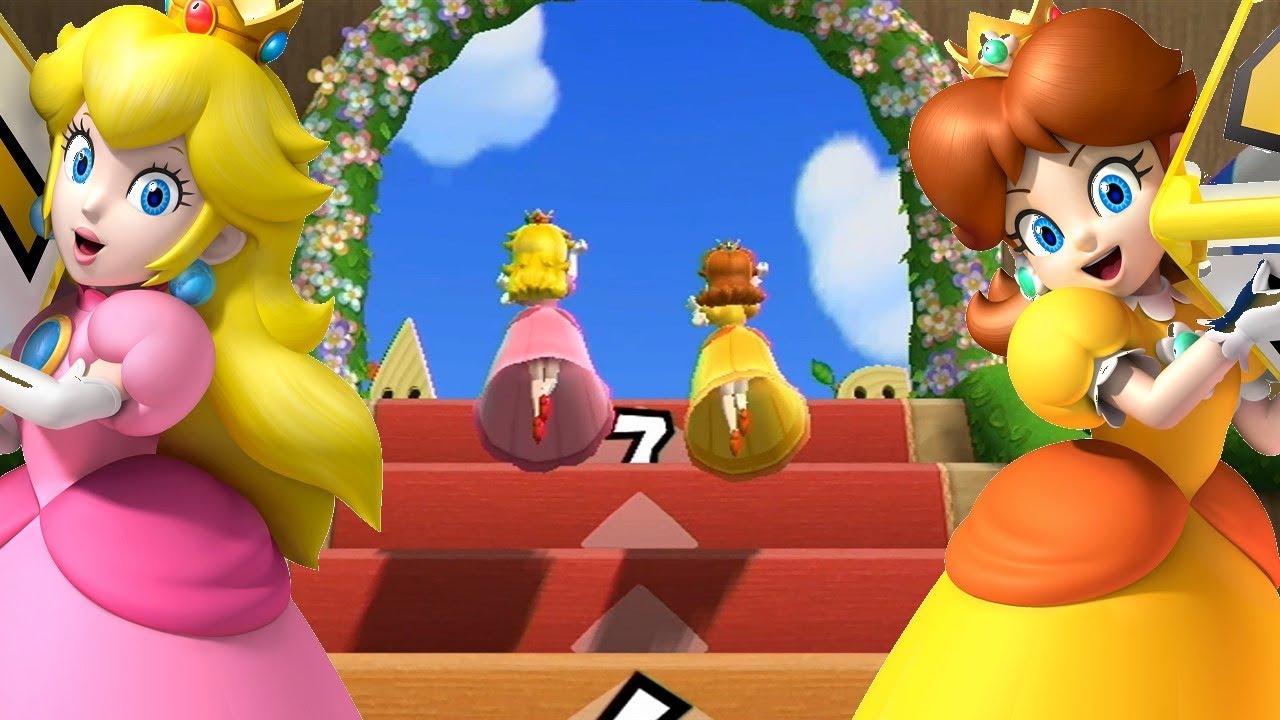 Mario Party 9 Step It Up Peach and Daisy Tie 115 YouTube