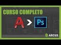 CÓMO LLEVAR TUS PLANOS DE AUTOCAD A PHOTOSHOP SIN PERDER CALIDAD?  Rápido y fácil. 💚💚