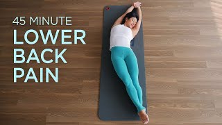 45 min Lower Back Pain Exercises | Pilates for Back Pain screenshot 3