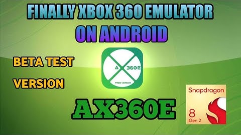 Finally! Xbox 360 Emulator (ax360e) Lunch Still in beta test version 