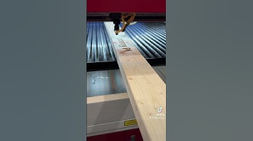 We made a bench with a laser-cut Raspberry Pi logo