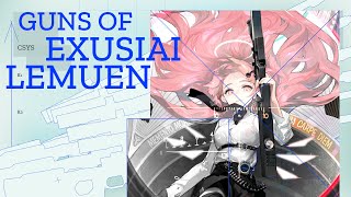 A Look at Exusiai & Lemuen's Guns
