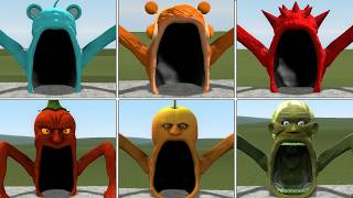 ALL SEA EATER MONSTERS SKY RADDY OREN LIN GANG ODIDINDUN PEPPERDINDUN IN GARRY'S MOD!
