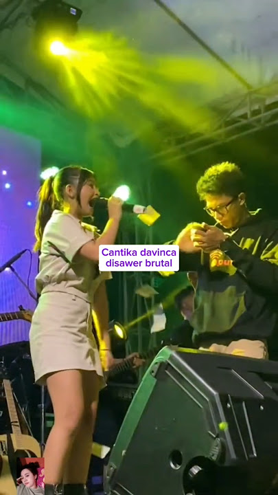 Cantika davinca disawer brutal,rejeki 😍 #dangdut #ojing #dangdutkoplo