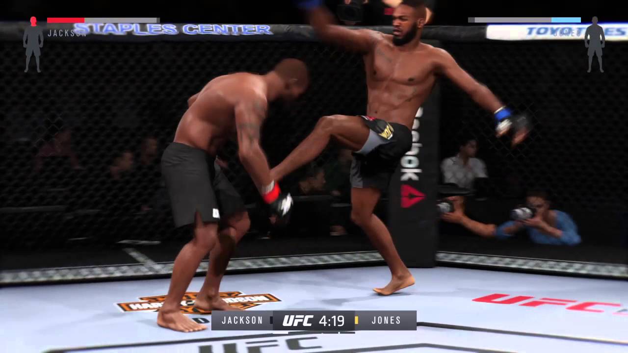 UFC2 Jon Jones vs Rampage Jackson CRAZY KNOCKOUT YouTube