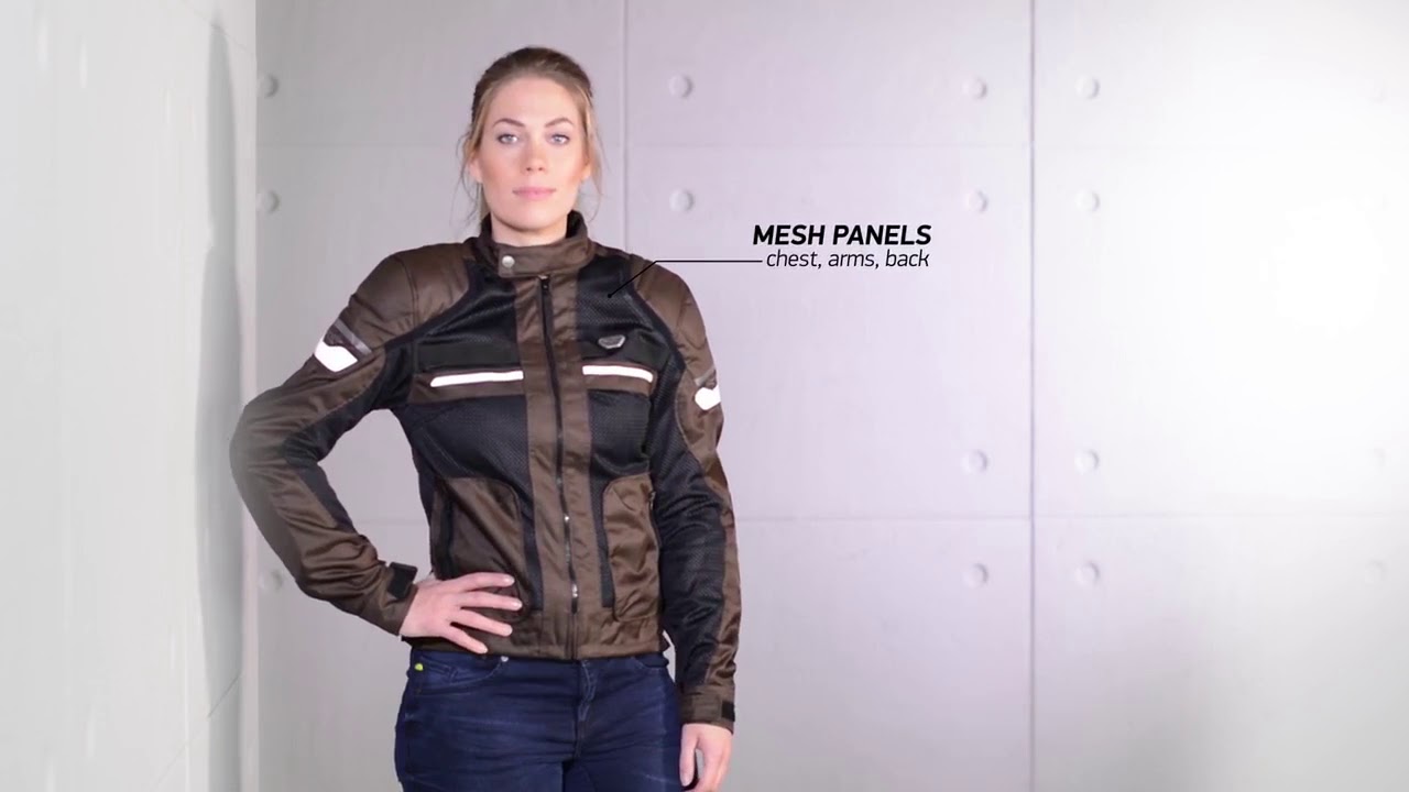 Macna Rush Ladies Textile Jacket - YouTube